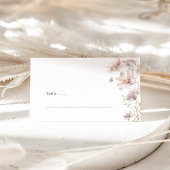 Blush Wildflower Boho Wedding Place Card Plaatskaartje