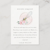 Blush Wood Floral Recipe Request Baby shower
