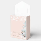 Blush Woodland Baby Het is koud Buiten Bedankdoosjes (Geopend)