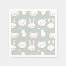 Blush Woodland Creats | Papier van Napels Servet