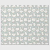 Blush Woodland Creatures Pattern | Cadeaupapier (Vlak)
