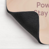 Blush & zand Plug In AI-kunst  Muismat (Hoek)
