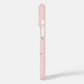 Blush zwart en wit Elegant Monogram Case-Mate iPhone Case (Achterkant / Links)