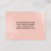 Blush zwarte QR-code Hartelijk dank Je aankoop Inv Klantenkaartje (Achterkant)