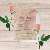 Blushed Floral  RSVP-kaarten Kaart
