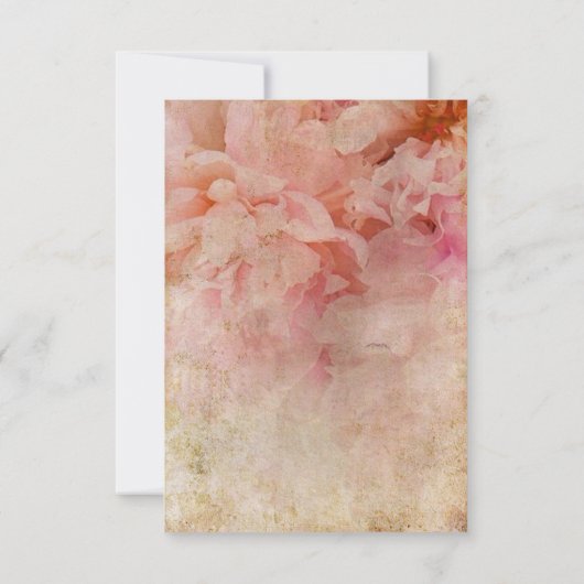 Blushed Floral  RSVP-kaarten Kaart (Achterkant)