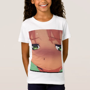 Blushing Anime Close-up Expression T-shirt