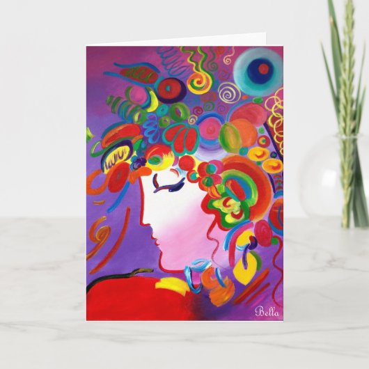 Blushing Beauty Wenskaart Kaart (Voorkant)