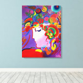 Blushing Beauty Wrapped Canvas (glans) (Insitu (Houten vloer))