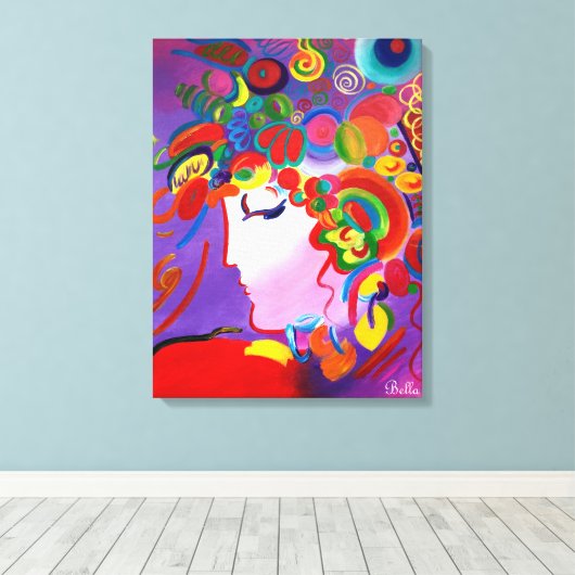 Blushing Beauty Wrapped Canvas (glans) (Insitu (Houten vloer))