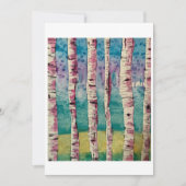 Blushing Birches, van Joyce Knight-Coyne Bedankkaart (Voorkant)