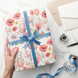 Blushing Blooms Cadeaupapier