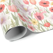 Blushing Blooms Cadeaupapier (Rol Hoek)