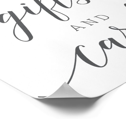 Blushing Blooms Giften and Kaart Sign Poster (Hoek)