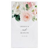 Blushing Blooms Hotel Weddenschap Gift Bag Klein Cadeauzakje (Achterkant)