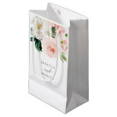 Blushing Blooms Hotel Weddenschap Gift Bag Klein Cadeauzakje (Voorkant Gekanteld)