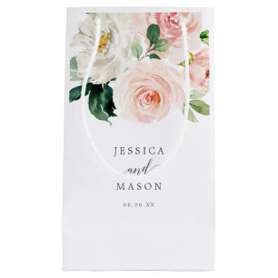 Blushing Blooms Hotel Weddenschap Gift Bag Klein Cadeauzakje