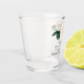 Blushing Blooms Maid of Honor proposal Shot Glass Glas (Links)