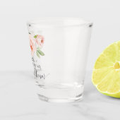 Blushing Blooms Matron of Honor proposal ShotGlass Shot Glas (Rechts)