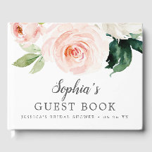 Blushing Blooms Vrijgezellenfeest Guest Book
