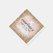 Blushing Blush bruidsjurk Vrijgezellenfeest servet (Hoek)