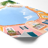 “Blushing Botanica” Bloemenposter Elegant Wandkuns Poster (Hoek)