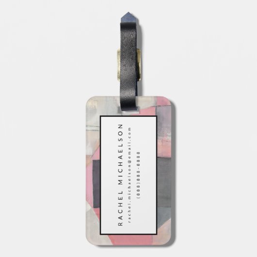 Blushing Bride Bagagelabel (Achterkant verticaal)