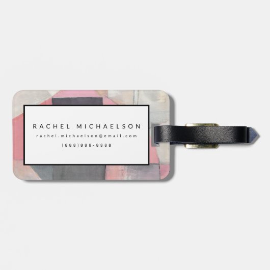 Blushing Bride Bagagelabel (Achterkant horizontaal)