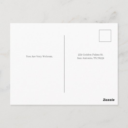 Blushing Bride Bridal Shower Invitation  Briefkaart (Achterkant)