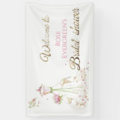 Blushing Bride in Bloom Bride To Be Spandoek (Verticaal)