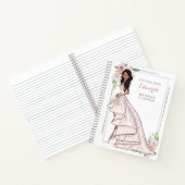 Blushing Bride in Gown Wedding Planner Notitieboek (Binnen)