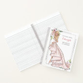 Blushing Bride in Gown Wedding Planner Notitieboek (Binnen)
