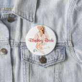 Blushing Bride Pin-up Ronde Button 7,6 Cm (In situ)
