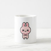 Blushing Bunny – Cute Kawaii Illustration Koffiemok (Center)
