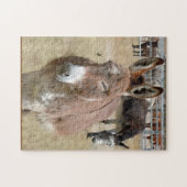 Blushing Burro & Wilde vogels - Dierenvrienden Legpuzzel (Horizontaal)