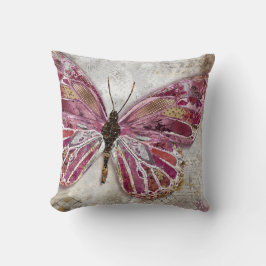 Blushing Butterfly Pillow Kussen