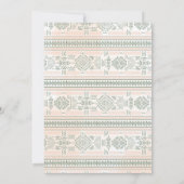 Blushing Dream Boho Dreamweaver Wedding Kaart (Achterkant)