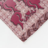 Blushing Femininity BCA Ribbon Fleece Deken (Hoek)