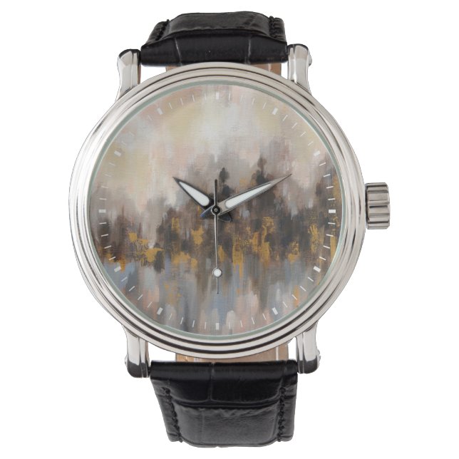 Blushing Forest I Horloge (Voorkant)