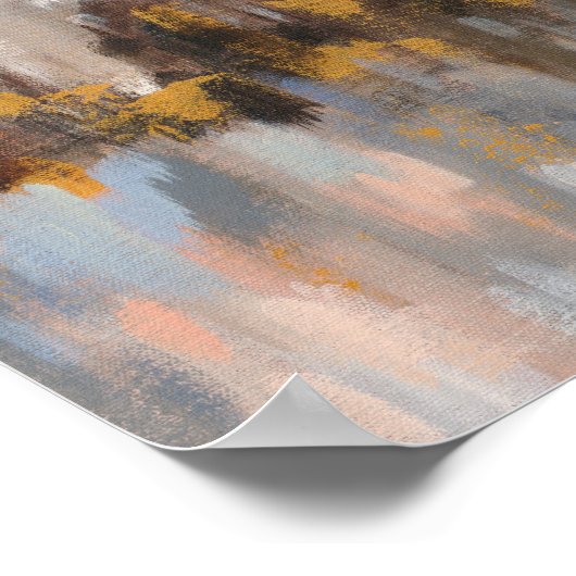 Blushing Forest I Poster (Hoek)