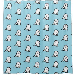 Blushing Ghost Schattige Halloween Douchegordijn