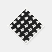 Blushing Ghost Schattige Halloween Servet (Hoek)