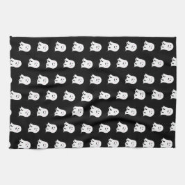 Blushing Ghost Schattige Halloween Theedoek