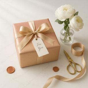 Blushing Gold Luxe Ombre Cadeaupapier