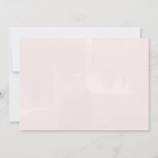 Blushing Heart | Weddenfoto Bedankkaart (Achterkant)