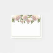 Blushing Ivoor zacht roze perzik Rozen Post-it® Notes (Voorkant)