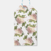 Blushing Ivory Peach Roos Cadeaulabel (Voorkant)