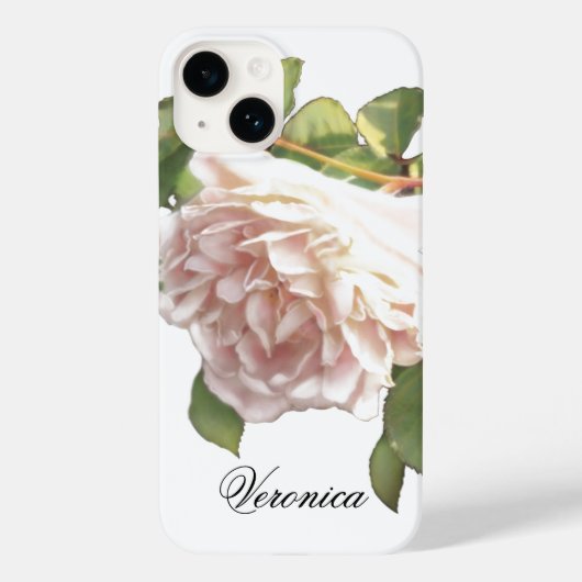 Blushing Ivory Peach Roos Case-Mate iPhone Case (Achterkant)