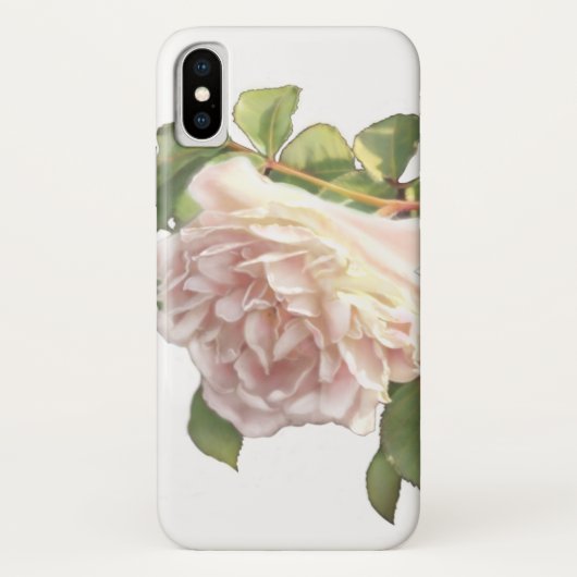 Blushing Ivory Peach Roos Case-Mate iPhone Case (Achterkant)