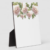 Blushing Ivory Peach Roos Fotoplaat (Zijkant)